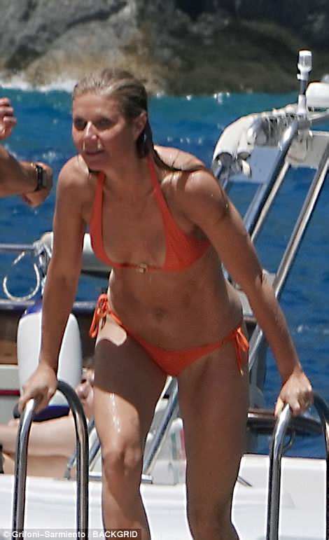 Gwyneth Paltrow Showcases Her Bikini Body With Brad Falchuk In Italy