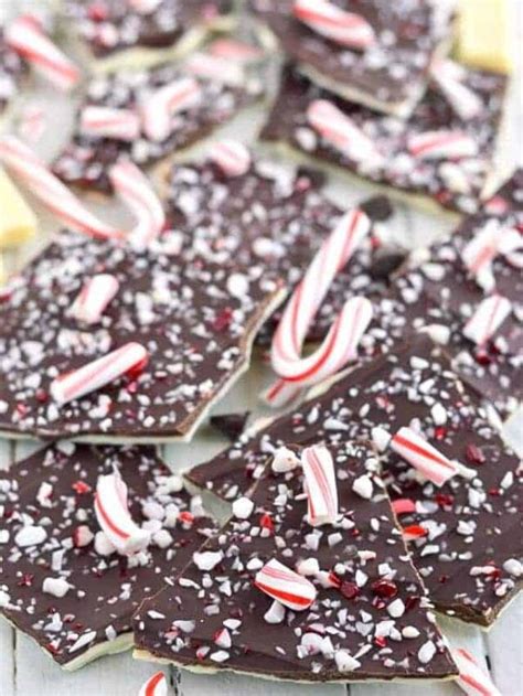 Easy Homemade Candy Cane Bark Recipe Story What The Fork