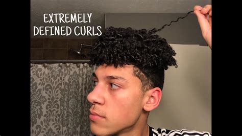 Curly Hair Routine For Extremely Defined Curls Men And Women Youtube