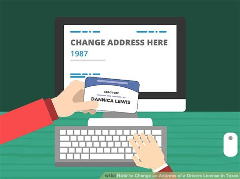 If you would like an updated driver's license or id card showing your new address, you will need to apply for a duplicate card in person at an alabama dps office. 4 Ways to Change an Address of a Drivers License in Texas