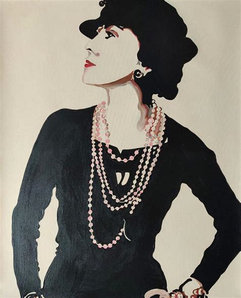 Madame Coco Chanel Portrait Of Gabrielle Bonheur Painting By Artista