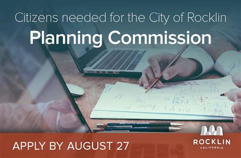 Apply Now To Join The Planning Commission City Of Rocklin