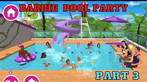 barbie pool party barbie dream house and adventures youtube