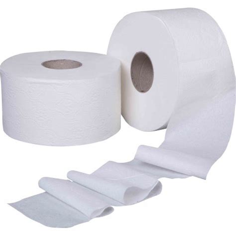 Jumbo Toilet Roll M Long Mm Wide Eco Recycled Ply Soft Absorbent Ebay