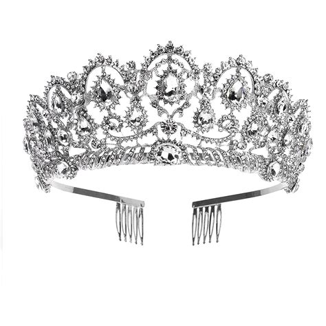 Crown Tiara Yallff Prom Queen Crown Quinceanera Pageant Crowns Princess Crown Rhinestone