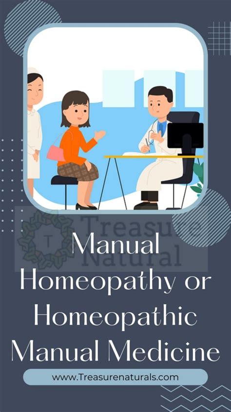 Manual Homeopathy Or Homeopathic Manual Medicine Treasurenatural