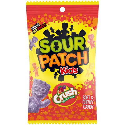 Buy Sour Patch Kids Candy Crush Soda Fruit Mix Flavor 1 Bag 8 Oz