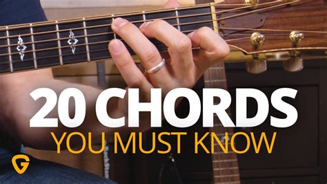 Chords Every REAL Guitar Player Needs To Know Guitar Techniques And Effects