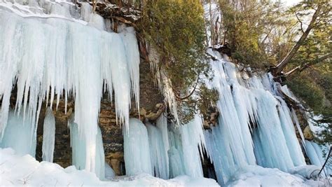 Pictured Rocks Ice Caves And Formations Are Accessible Every Winter
