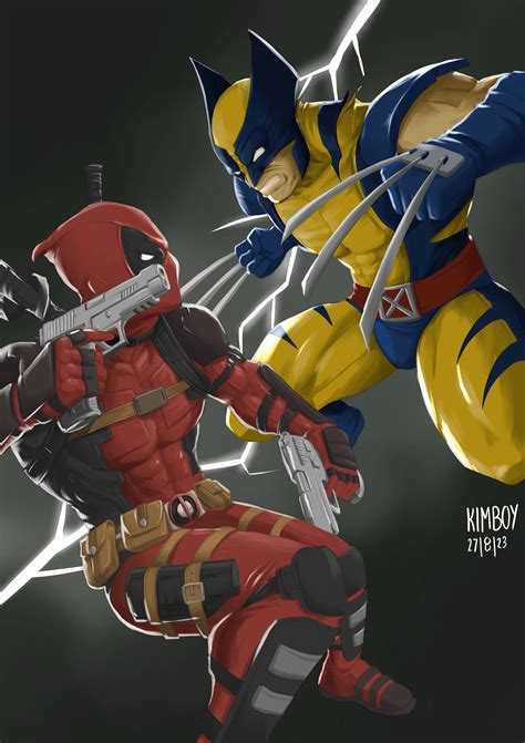 Deadpool Vs Wolverine Fanart Thoughts Rclipstudio