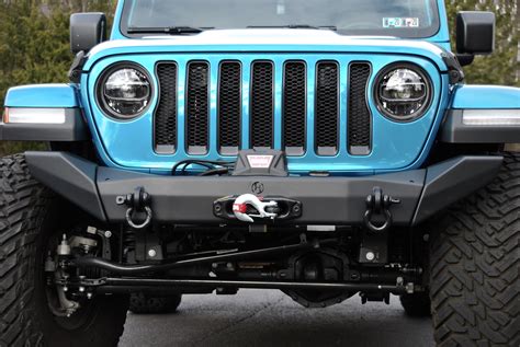 Jeep Jl And Jt Summit Recessed Winch Modular Front Bumper Hyline Offroad
