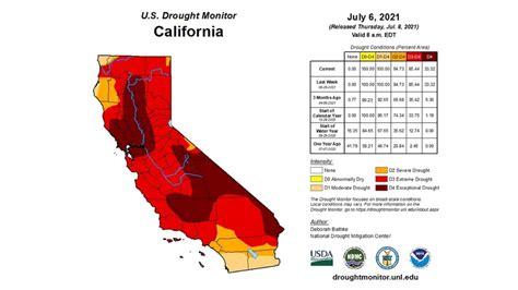 Map See California Drought Conditions Nbc Los Angeles