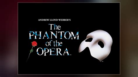 The Phantom Of The Opera 1986 Musical Youtube