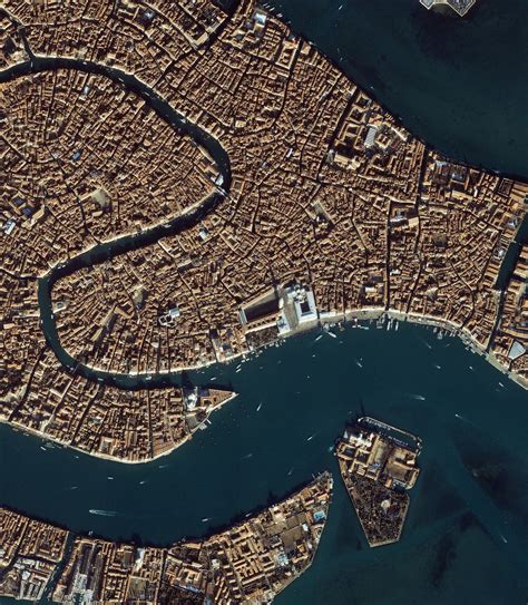 Venice From Space Fotografia Aerea Paisajes Fotografia