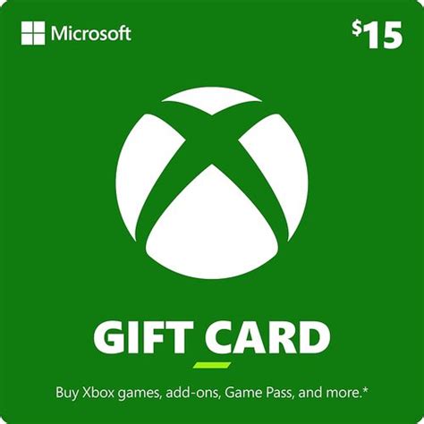 Microsoft Xbox 15 Digital T Card Digital Digital Item Best Buy