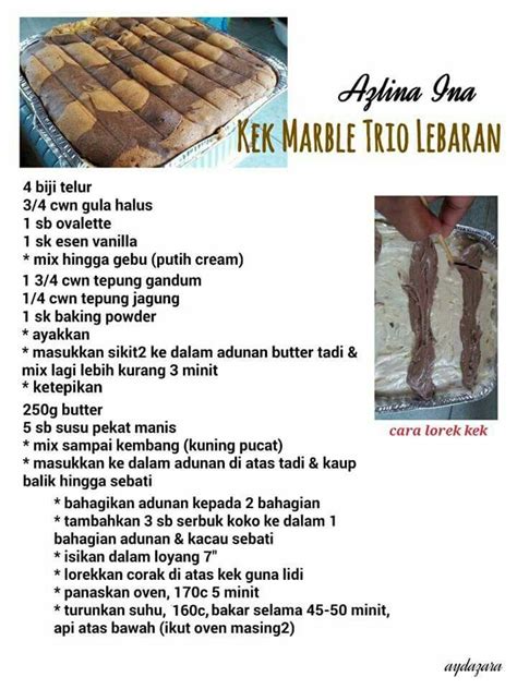 Sementara tu 2 cawan tepung 1/2 cawan serbuk koko 1 sk soda bikarbonat 1sk baking powder. Pin on Airtangan Azlina Ina