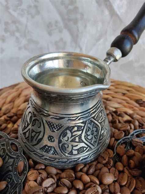 Handmade Copper Coffee Pot Turkish Coffee Pot Armenian Etsy Turkish