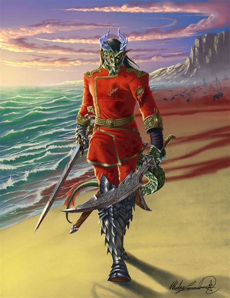 Kron The Dragonkin Rpg Character Fantasy Inspiration Pathfinder Rpg