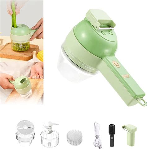 Homezo Upgraded Electric Food Chopper 4 In 1 Handheld