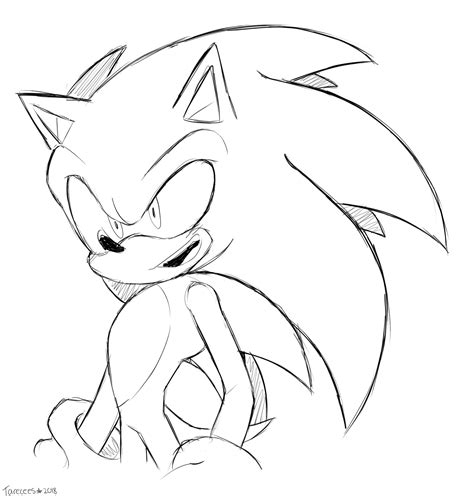 Sonic Drawing Picture Drawing Skill