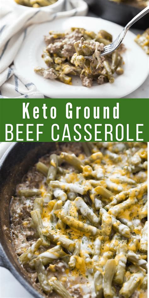 Everything else is already completely cooked, so there's. Easy Keto Ground Beef Casserole | Recipe | Ground beef casserole, Beef casserole, Beef casserole ...