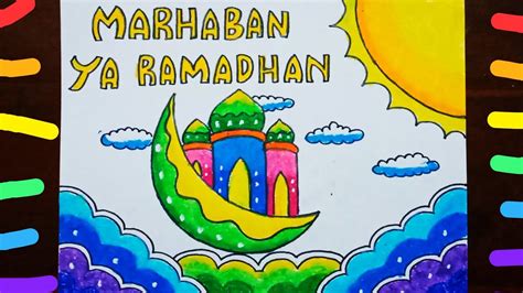 Cara Membuat Poster Menyambut Ramadhan 2022 M 1443h Youtube