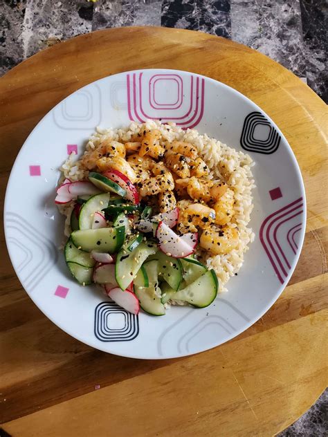 Check spelling or type a new query. Sriracha Shrimp Poke Bowl with a Riesling wine pairing ...