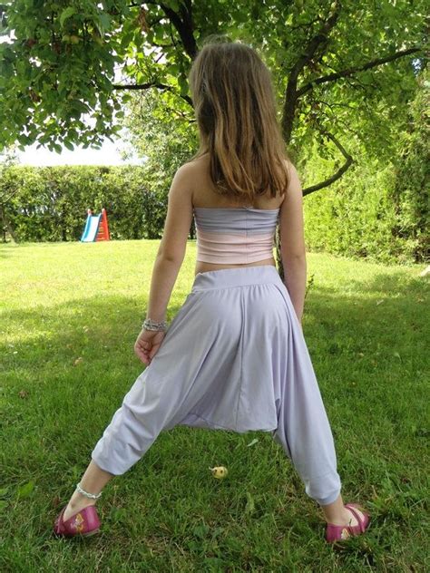 Baby Girl Harem Pants Pattern PDF Abigail Baggy Pants Yoga Pants Stretchy Pants Easy