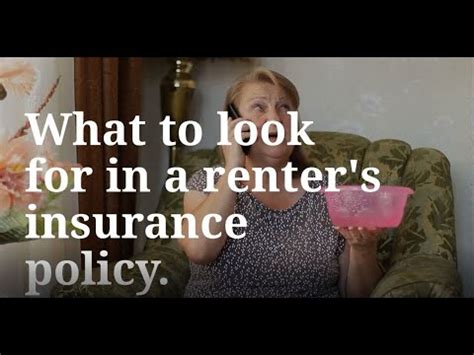 Learn more about renters coverage and get a quote. What to look for in a renter's insurance policy. - YouTube