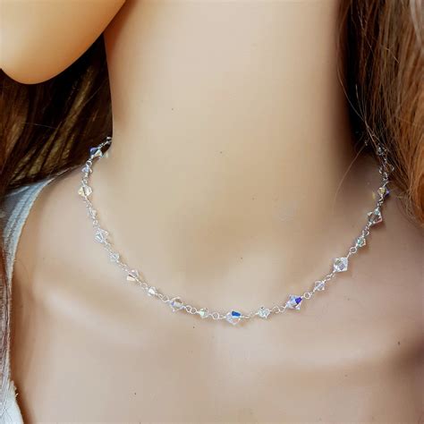 We did not find results for: SWAROVSKI crystal bridal necklace choker Simple AB or ...