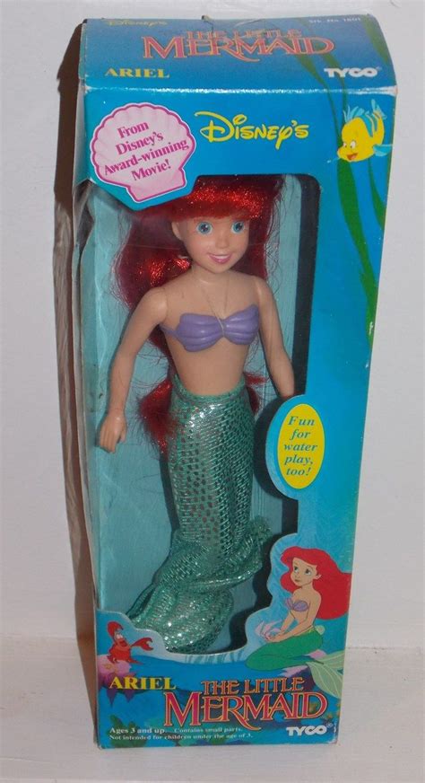 1992 disney little mermaid ariel doll in the box tyco 91 2 inch poseable doll ariel the little
