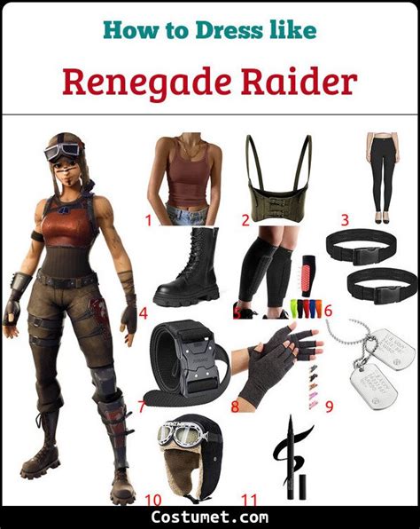 Renegade Raider Costume From Fortnite For Cosplay And Halloween 2022 In