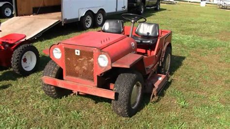 Rare Mini Jeep Roof Palomino Lawn Tractor Youtube