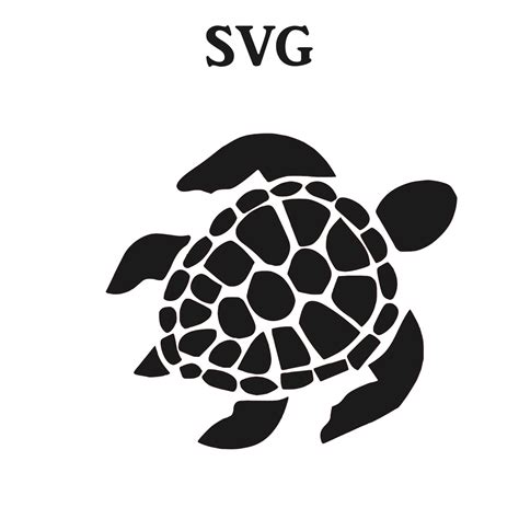 Digitalfil Turtle Svg Cut Files Silhouette Clipart Vinyl Files Vector