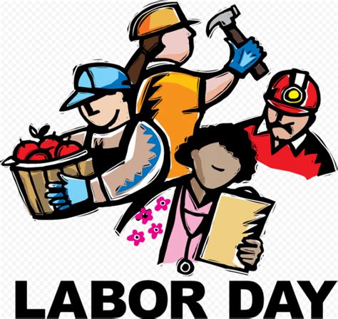 Cartoon Labor Day Workers Illustration Citypng