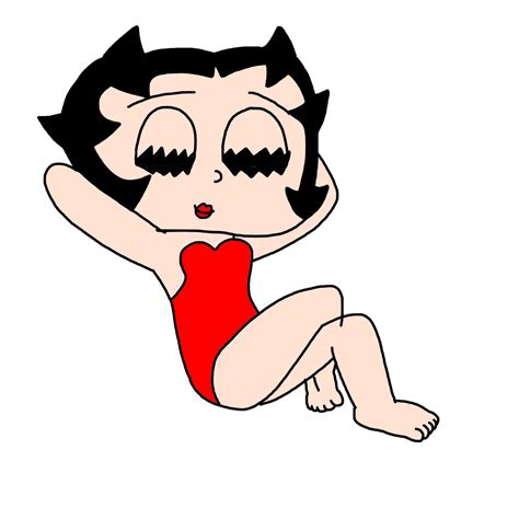 Betty Boop Relaxing With Swimsuit By Mega Shonen One 64 On Deviantart