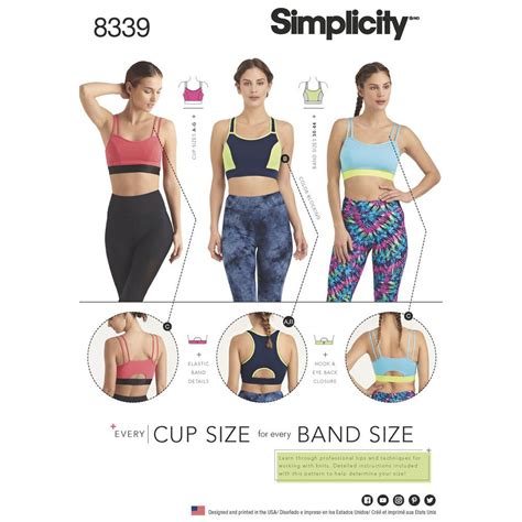 sports bra free pattern [photo from so sew easy] printable templates free
