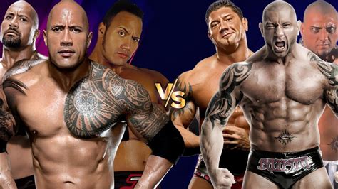 Wwe 2k23 Sss The Rock Vs Batista Round 5 Match 3 Youtube