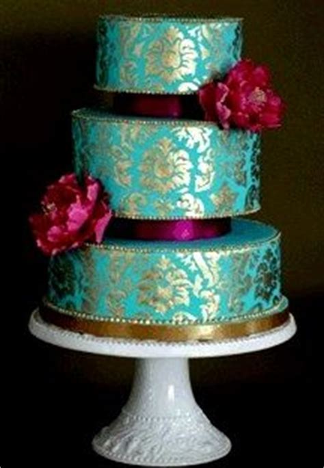30 elegant fall burgundy and gold wedding ideas 1000+ images about Turquoise & Teal Cakes on Pinterest ...