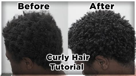 The hair everything you need for getting your hair curly is here: Men's Curly Hair Tutorial | Defined Curls on 4B/4C Hair ...