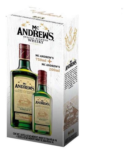 Whisky Mc Andrews 750ml Más Botella De 200ml Merco