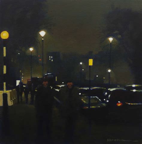 Foggy London Night By Stephen Brook Artfinder