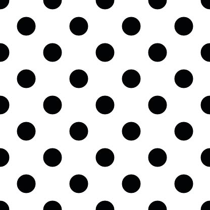 See video on how to properly use in inkscape, cricut design space, and silhouette studio. Black And White Polka Dot Seamless Pattern Vector Stock ...