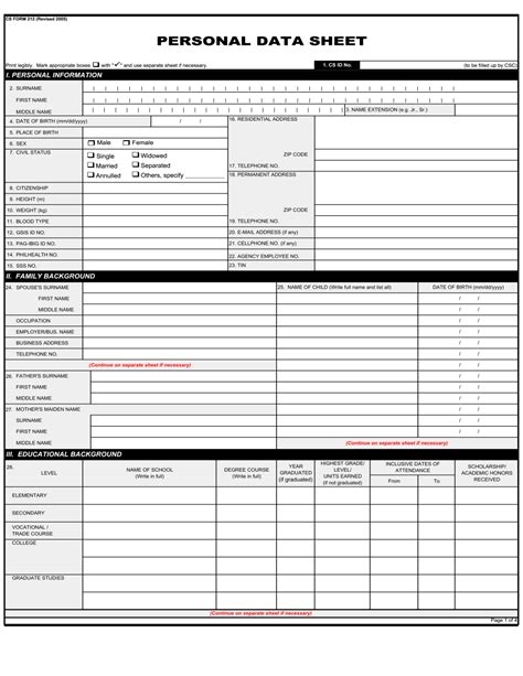 The Fastest Way To Create Fillable Personal Data Sheet Form
