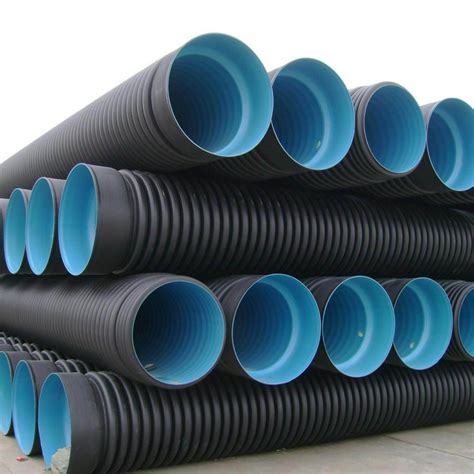 Plastic Pipe Tube 300mm 12inch Sn8 Hdpe Double Wall Corrugated Hdpe