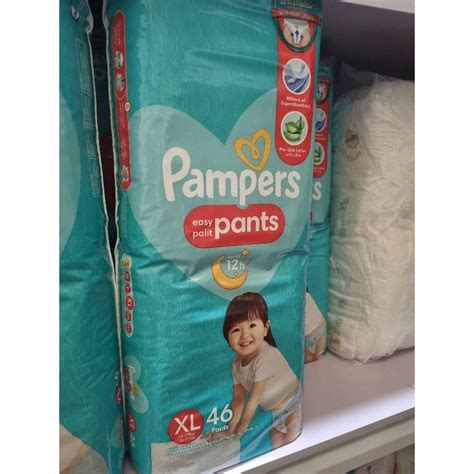 Pampers Easy Palit Pants Xl Size 46 Pcs 2023 Mfg Date Shopee