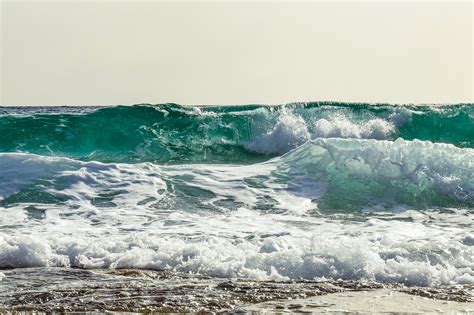Wave Smashing Sea Coast Nature Free Image From Needpix Com