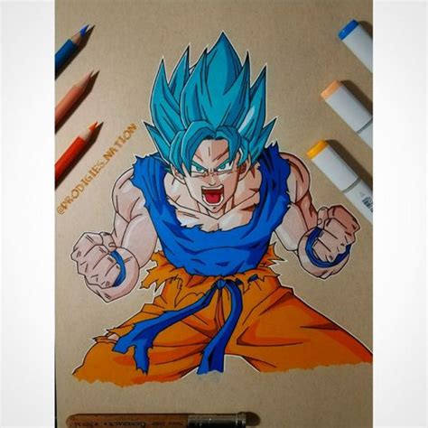 See more of dragon ball drawings/skitches on facebook. Drawing of Goku - Color Pencils | DragonBallZ Amino