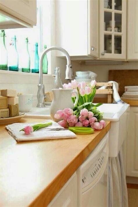 Flowery Kitchen Pretty Kitchen Dream Kitchen White Kitchen New