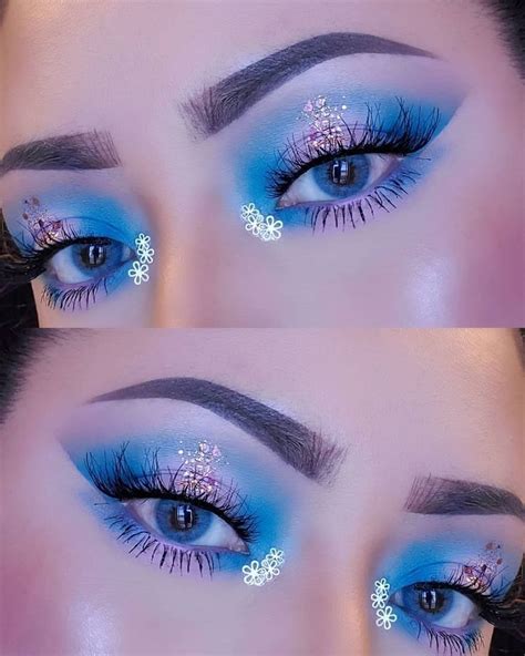 Ttdeye Polar Lights Blue Colored Contact Lenses Blue Eye Makeup